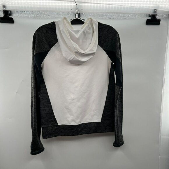 Under Armour Women's Gray/White Colorblock Hoodie Size XS Long Sleeve - Picture 6 of 8